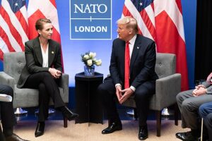 Danish PM Mette Frederiksen, who once stood up to Donald Trump, now supports meaningless ‘war’ designed to support USA’s arms industry [Danish article, use Google Chrome for instant translation] 🤡